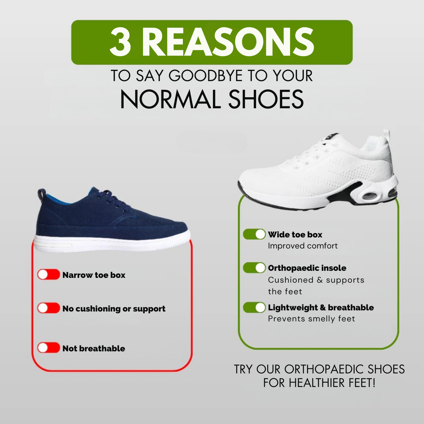 OrthoMove - Ergonomic Pain-Relieving Shoes