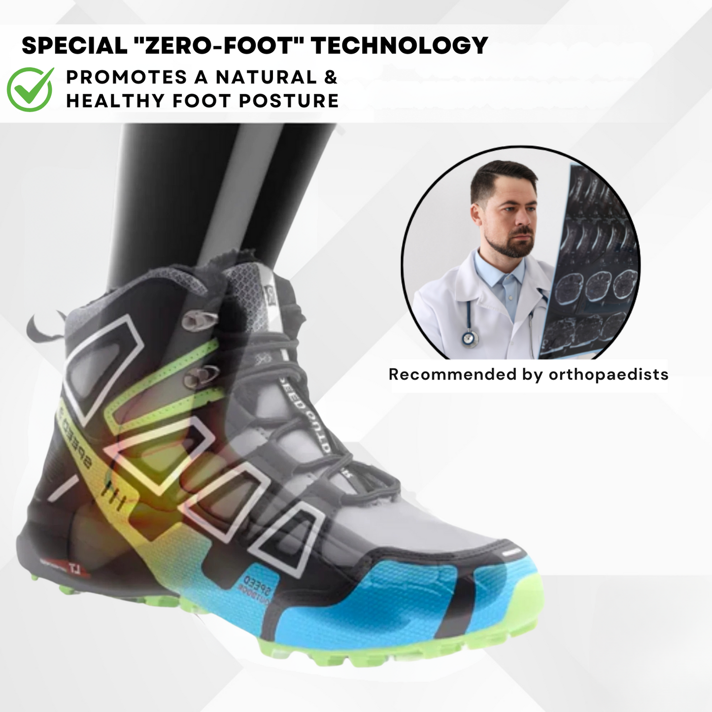 OrthoTrackers Pro - Ergonomic pain-relieving trekking and hiking shoes